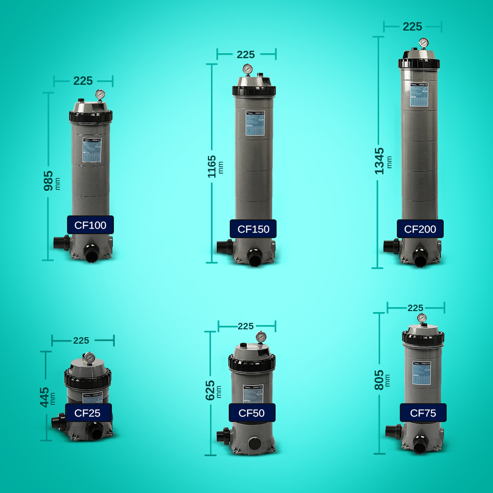 EMAUX Pool Cartridge Filter with filter element - Picture 35 of 77