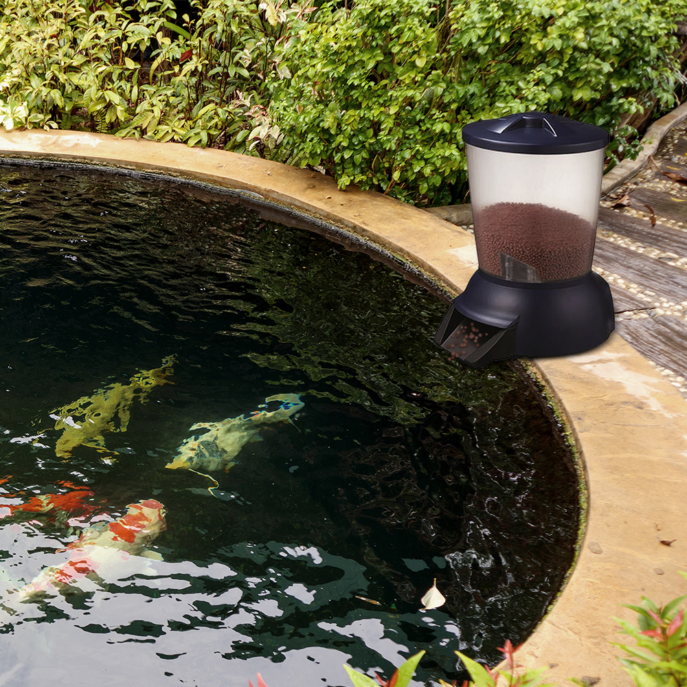 Jebao Automatic Programmable Pond Fish Feeder Perfect For Koi 5