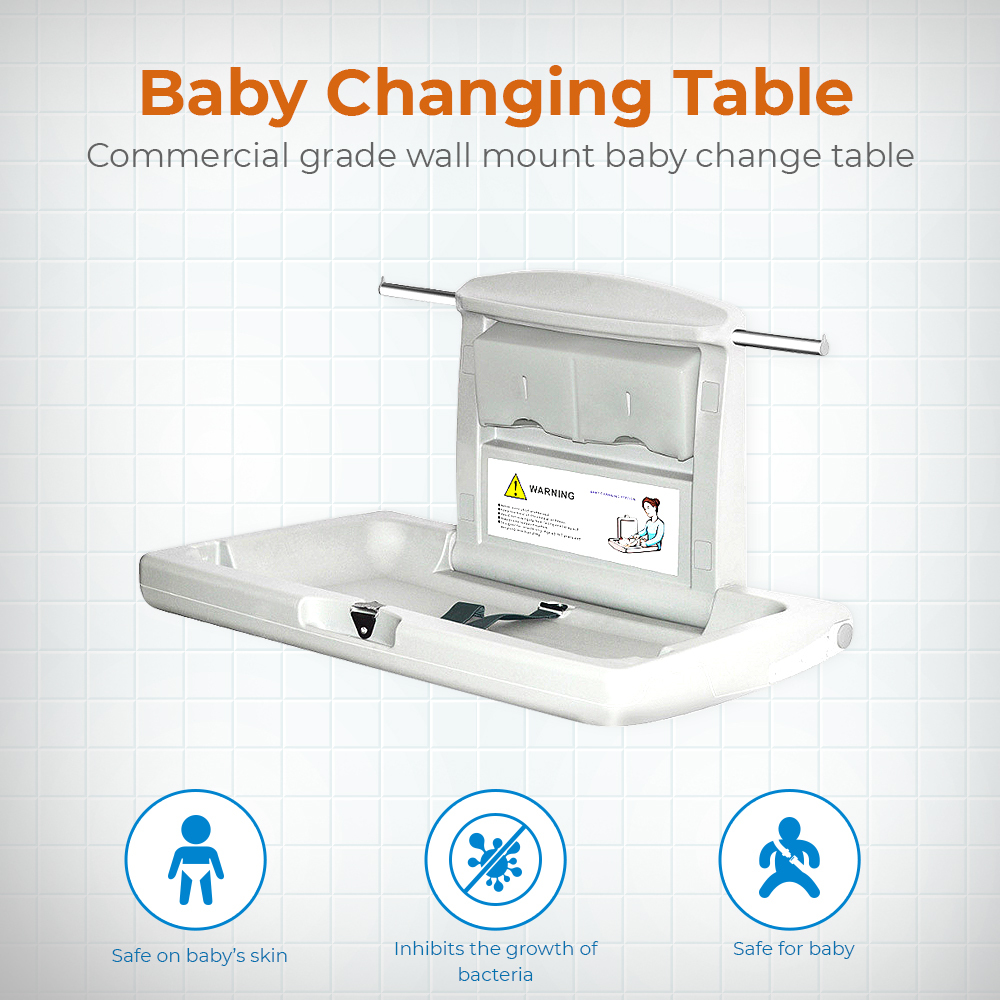 wall mounted baby changing station