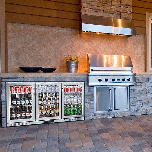 Buy Chillmax Stainless Steel 3Door Bar Fridge Refrigerators