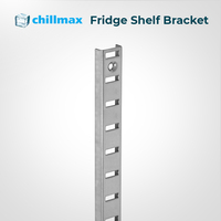 2pcs Pilaster Shelf Bracket for Bar Fridge