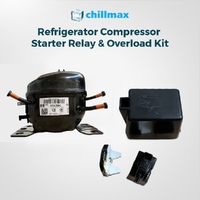 Refrigerator Compressor Starter Relay & Overload Kit