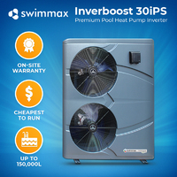 Swimmax Inverter 30kw Swimming Pool Heating Spa Pool Heater Heat Pump