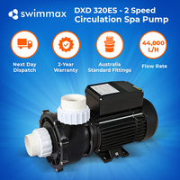 DXD 320ES - 2HP Pool Spa Water Pump 44,000 L/H 2-Speed Circulation Pump