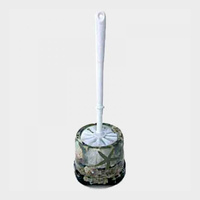 Sand and Shell Bluewash Toilet Brush and Holder