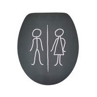 Man And Woman Soft Close Toilet Seat