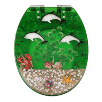 Dolphin Greenwash Soft Close Toilet Seat