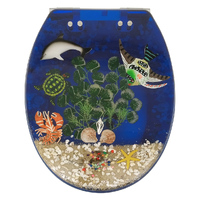 Mixed Marine Bluewash Soft Close Toilet Seat