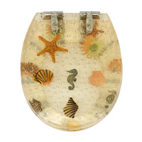 Seahorse Bubbles Soft Close toilet seat