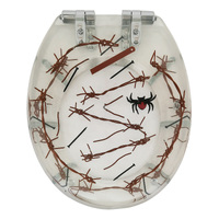 Barbed Wire Soft Close Toilet Seat