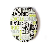 City name 2pce Toilet Seat