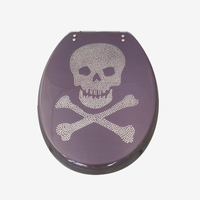 Skull 2pce Toilet Seat