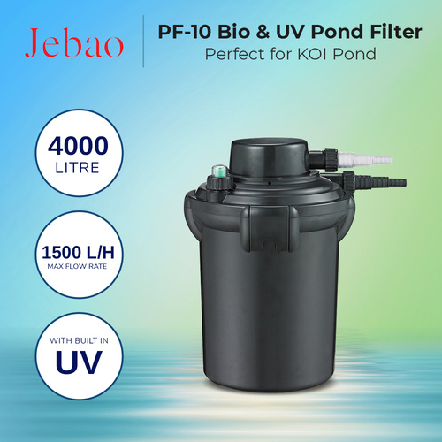 Jebao PF-10E Bio Pressure & UV Pond Filter 