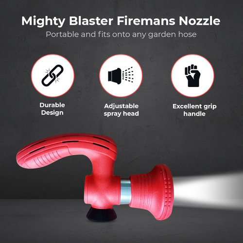 Mighty Blaster Firemans Hose Nozzle | Spray Gun | Sprayer 