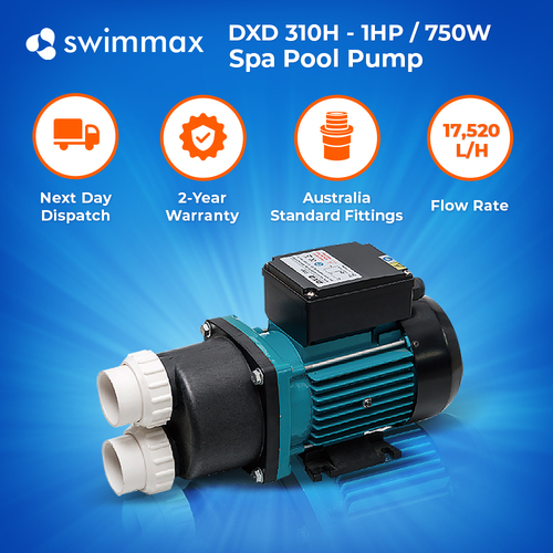 DXD 310H - 1HP Circulation Spa Pool Pump
