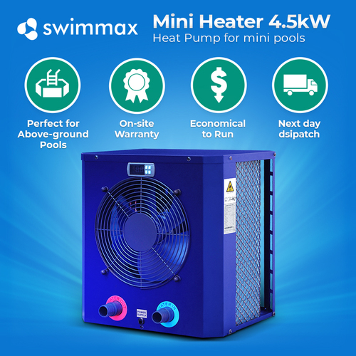 Swimmax 4.5kw Inflatable Mini Pool Heat Pump Pool Heater