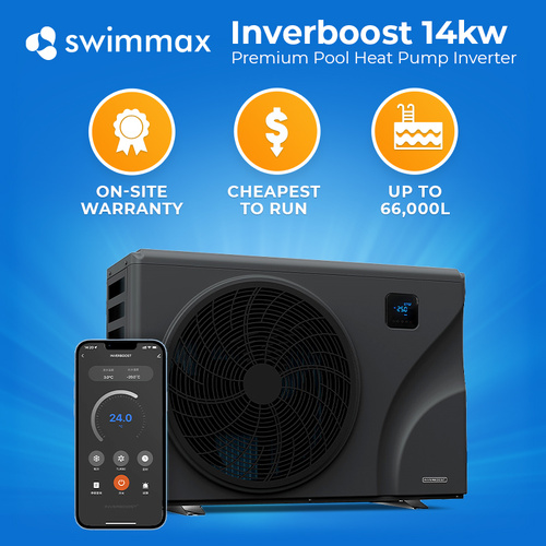 Swimmax Inverboost 14kw Inverter Heat Pump with Wifi