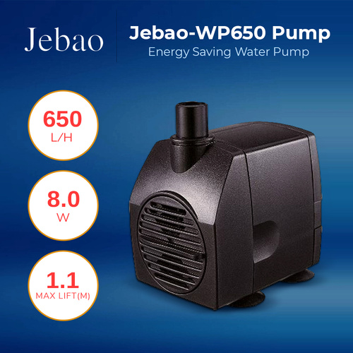 Jebao WP-650, 650lph Small Fish Tank Water Pump Water Feature Pump
