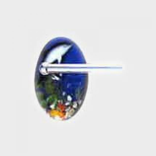 Dolphin Bluewash Towel Rail