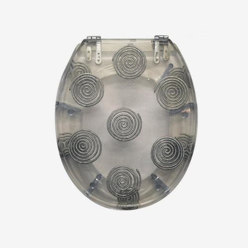 Spirals 2pce Toilet Seat
