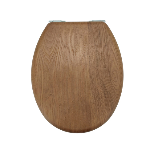 ECO Timber Veneer Brown Oak Toilet Seat
