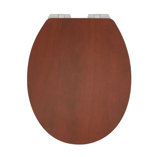 Jarrah Woodgrain MDF Soft Close Toilet Seat