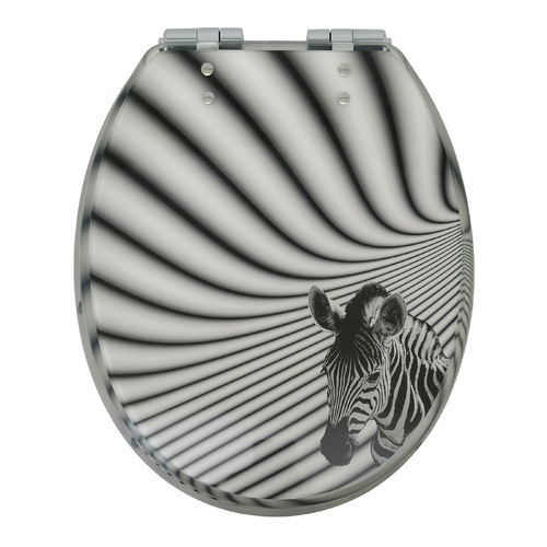 Zebra Soft Close Toilet Seat