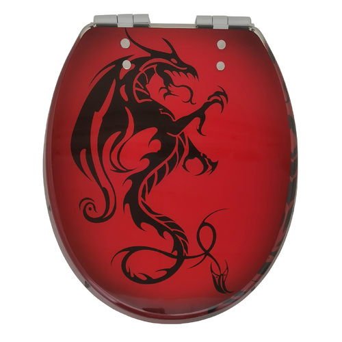 Red Dragon Soft Close Toilet Seat