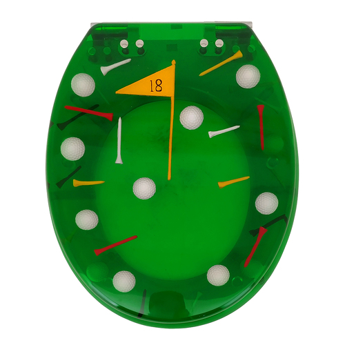 Golf Green Soft Close Toilet Seat