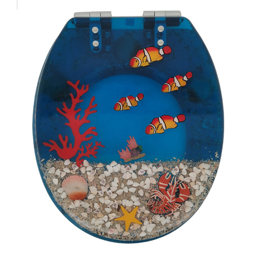 Nemo Clownfish Bluewash Soft Close Toilet Seat