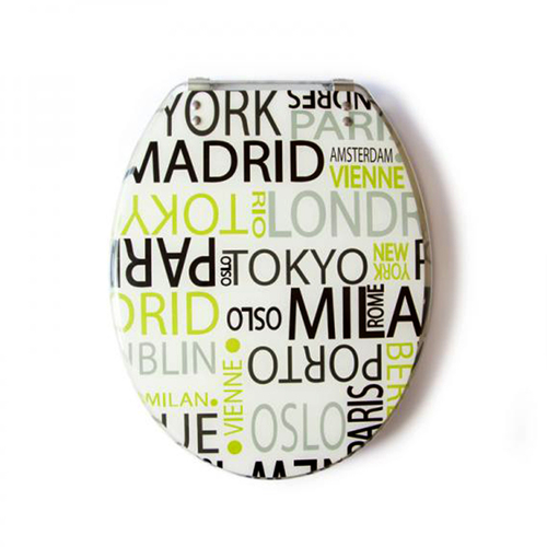 City name 2pce Toilet Seat