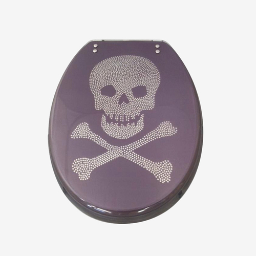 Skull 2pce Toilet Seat