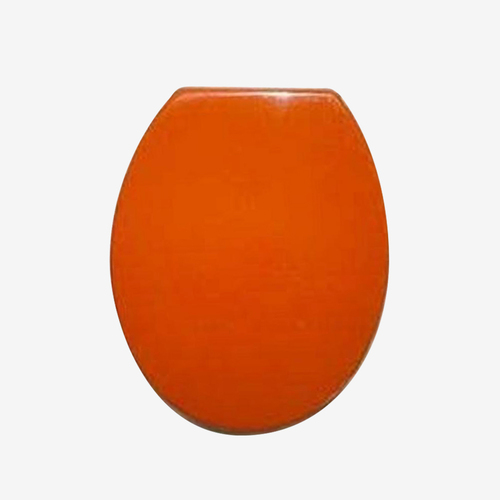 Solid Orange 2pce Toilet Seat